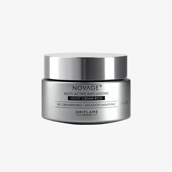 Novage+ Multi-Active Anti-Ageing Богат ноќен крем