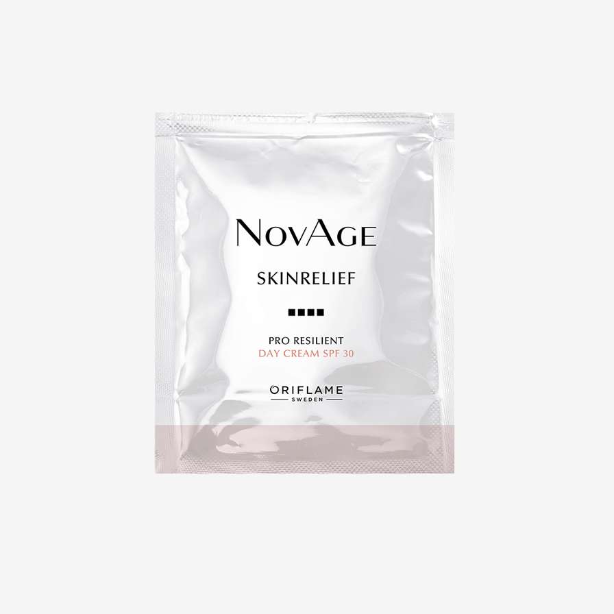 NovAge Skinrelief Pro Resilient SPF 30 komfort gündüz kremi (nümunə)
