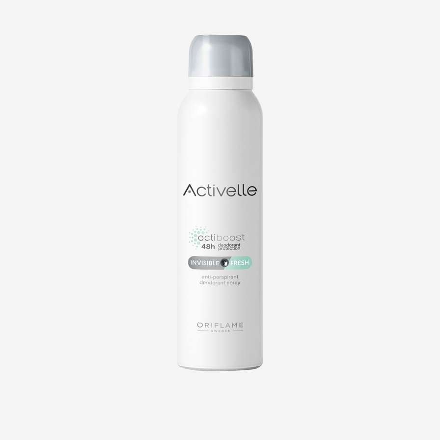 Спрей дезодорант против изпотяване Activelle Invisible Fresh