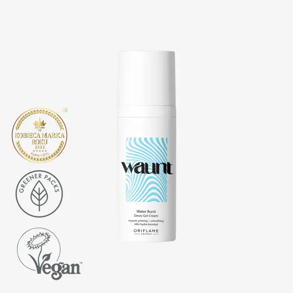 Intensywnie nawilżajacy krem-żel do twarzy Waunt Wodna Bomba