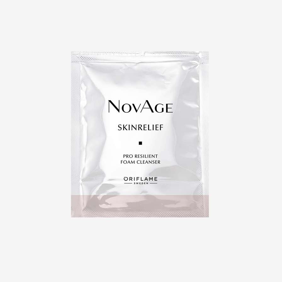 NovAge Skinrelief Pro Resilient komfort təmizləyici köpük (nümunə)