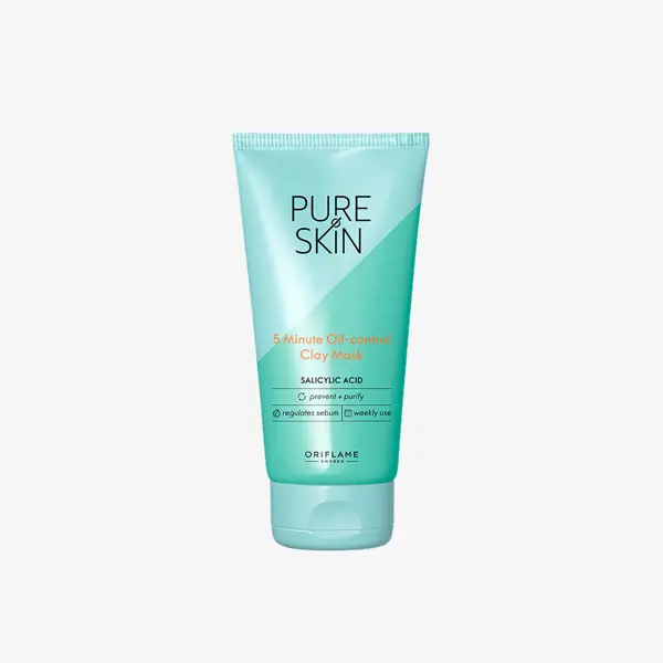Masque à l'Argile pour Contrôle le Sébum en 5 minutes Pure Skin