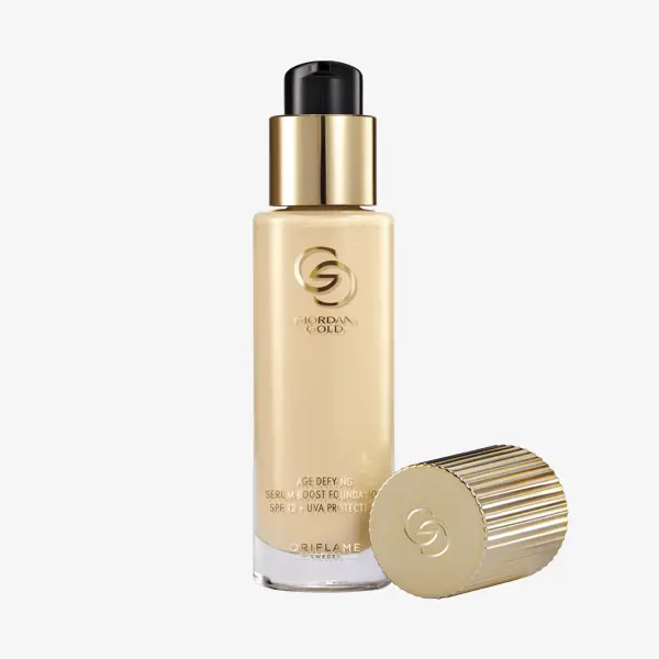 Giordani Gold SPF 12 yaşlanma əleyhinə prebiyotik zərdablı tonal əsas