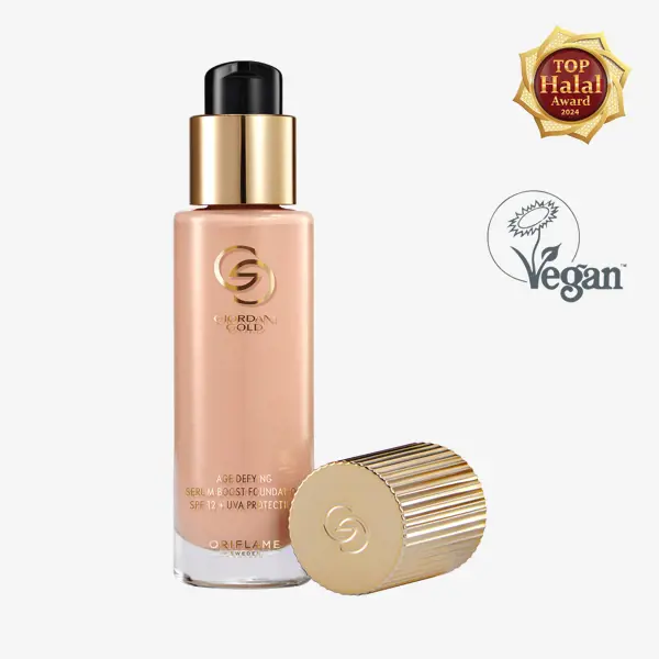 sebotol alas bedak cair