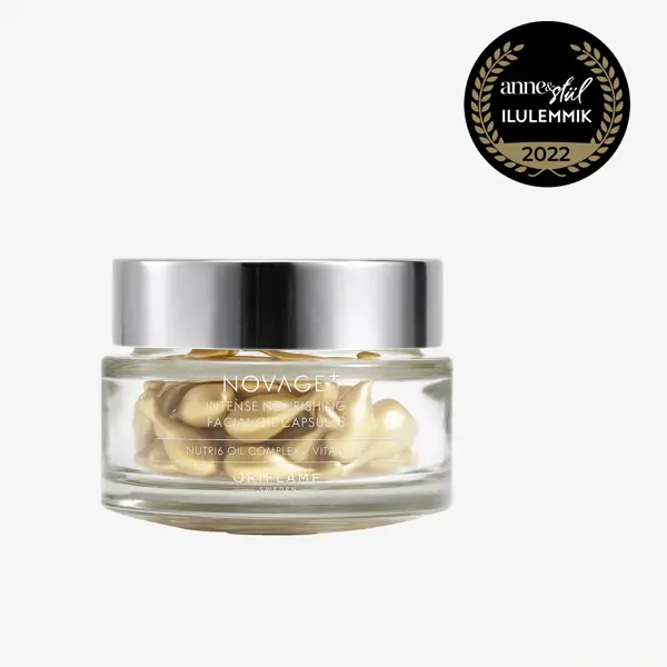 „Novage+ Intense“ aliejaus kapsulės veidui