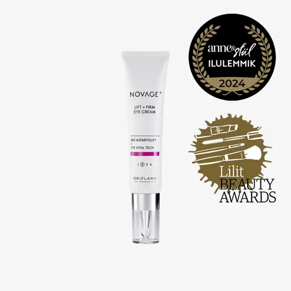 valge tuub lilla sildiga