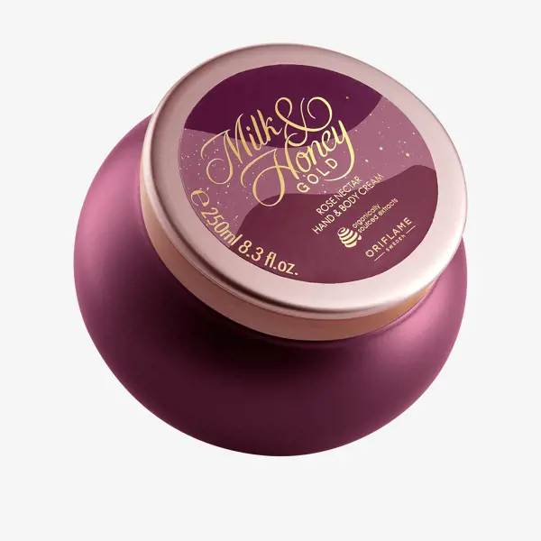 Crema para Manos y Cuerpo Rose Nectar Milk & Honey Gold