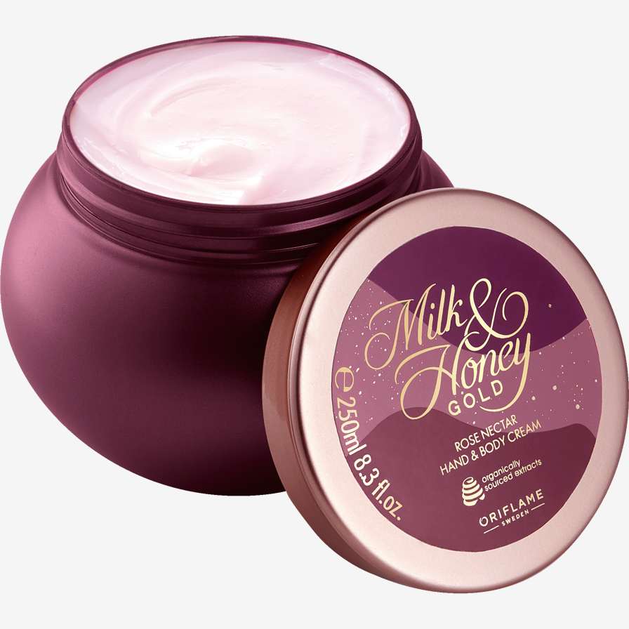 Крем для рук и тела с розовым нектаром Milk & Honey Gold