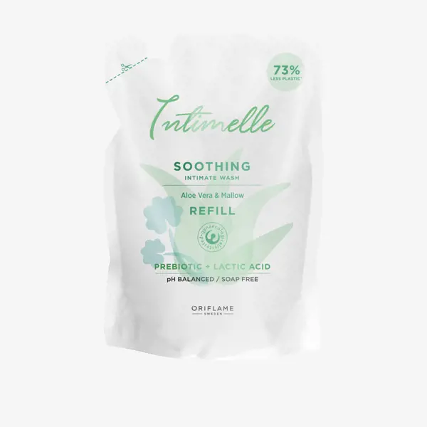 un envase blanco con texto verde