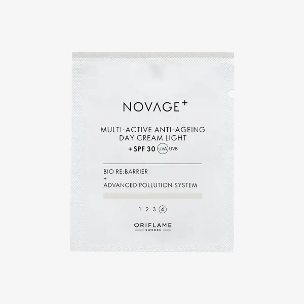 Лёгкий мультиактивный дневной крем Novage+ SPF 30 (пробник)
