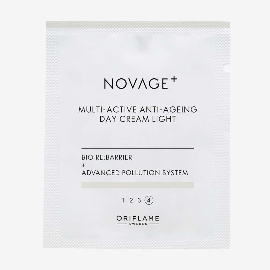 Novage+ Multi-Active lahka dnevna krema proti staranju - vzorček