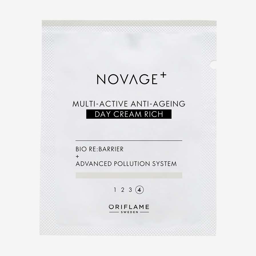 Пробник насыщенного дневного крема Novage+ Multi-Active Anti-Ageing с SPF 30