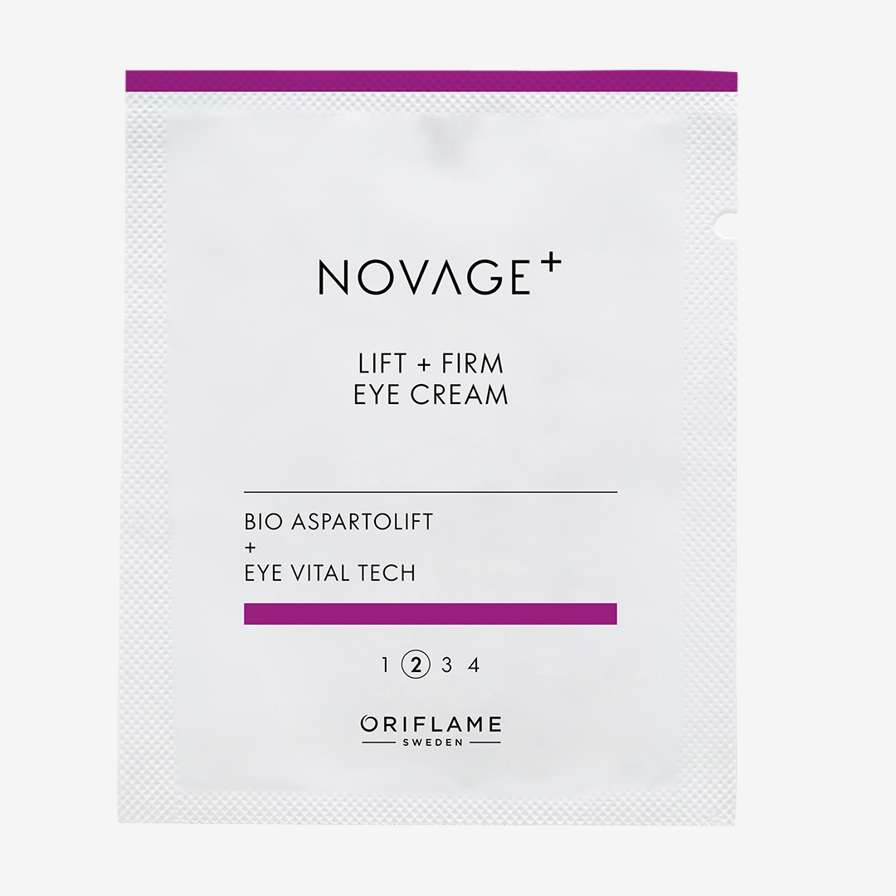 Novage+ Lift + Firm -silmänympärysvoide (näyte)
