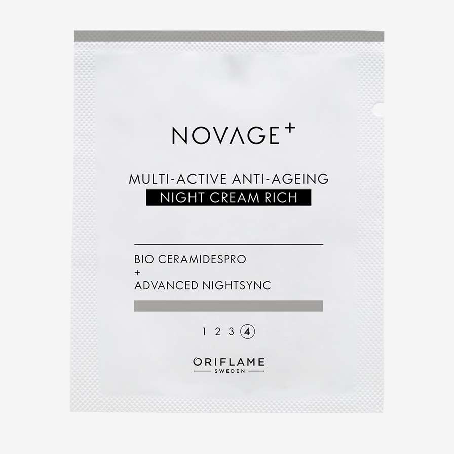 Насыщенный мультиактивный ночной крем Novage+ (пробник)