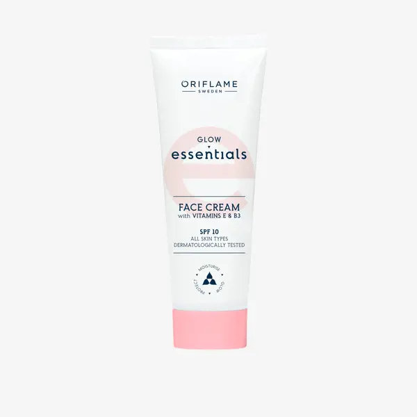 Glow Essentials Face Cream with Vitamins E & B3 SPF 10