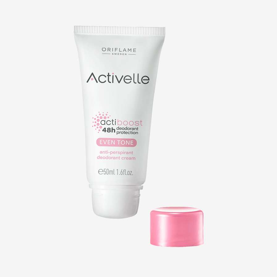 Кремовый дезодорант-антиперспирант c выравнивающим тон кожи эффектом Activelle