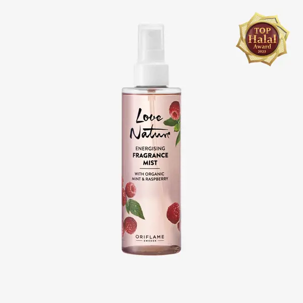 Energising Fragrance Mist with Organic Mint & Raspberry