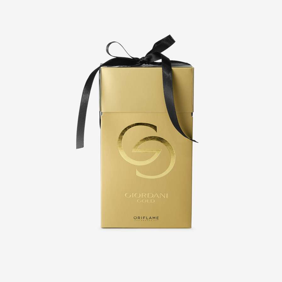 ოქროსფერი სასაჩუქრე ყუთი Giordani Gold (ჯორდანი გოულდ)