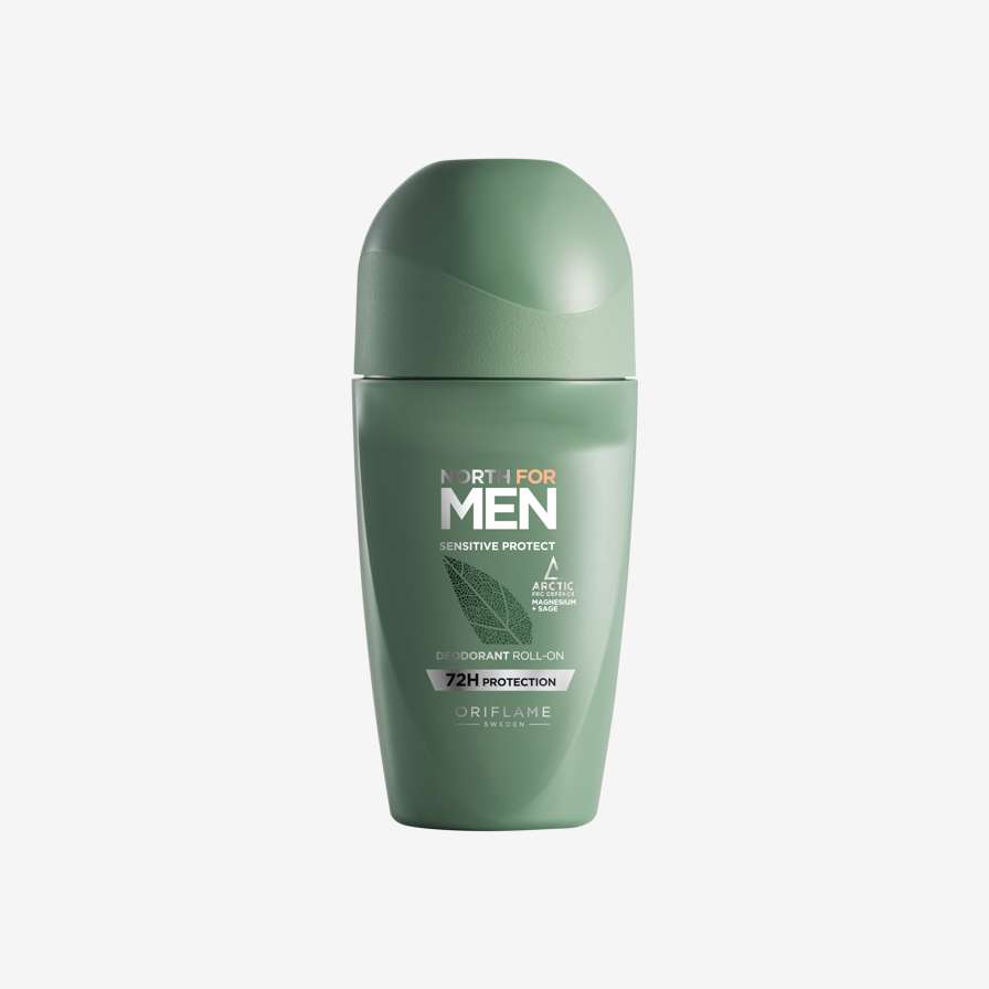 North for Men Sensitive Protect həssas dərilər üçün diyircəkli antiperspirant dezodorant