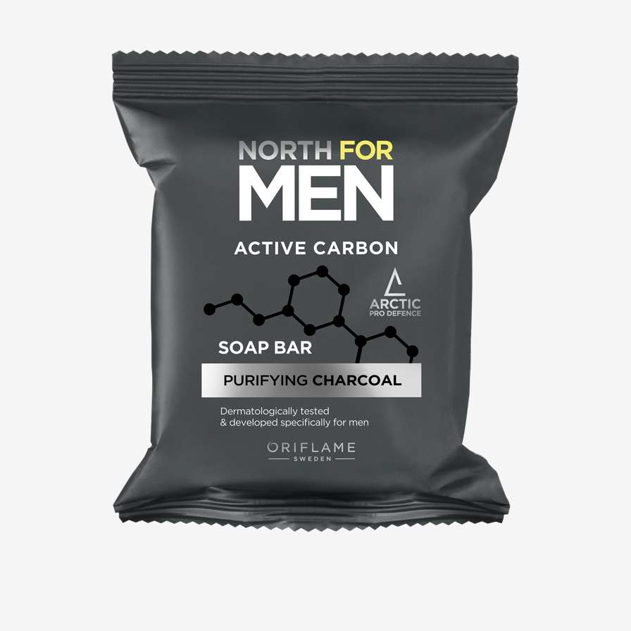 North For Men Active Carbon szappan