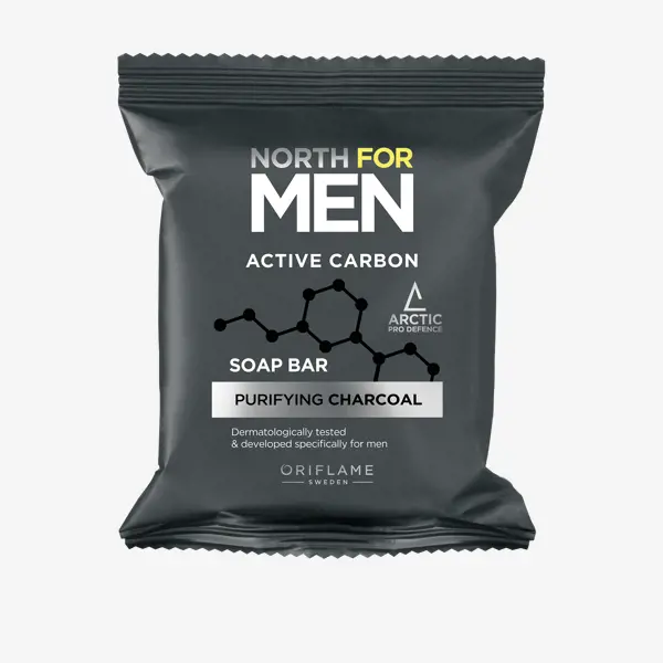 საპონი North For Men Active Carbon (ნორს ფო მენ ექთივ ქარბონ)