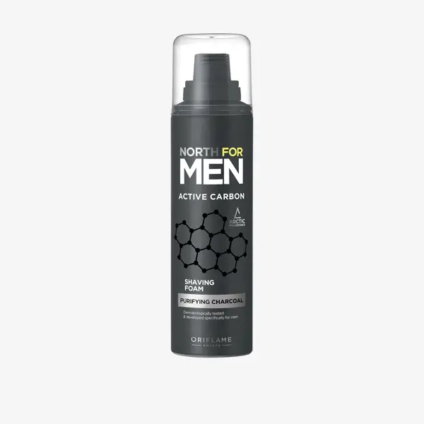 Active Carbon Shaving Foam