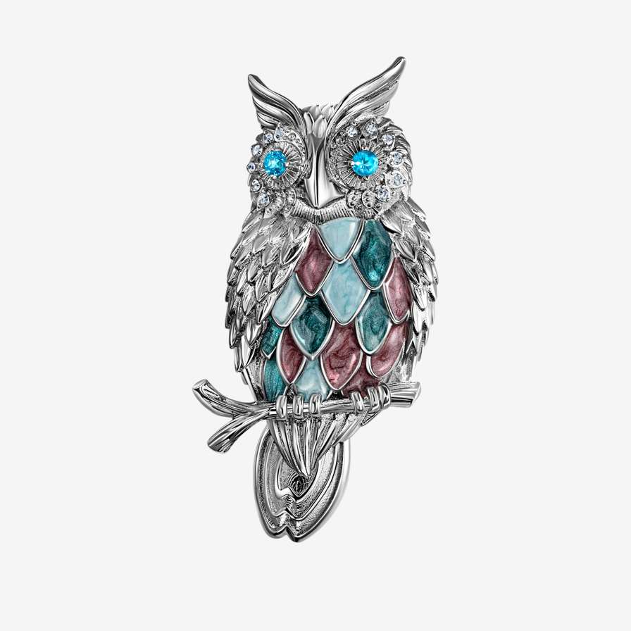 Broche Owl