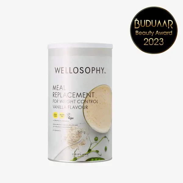 Wellosophy Vanillimaitseline toidukorra asendaja