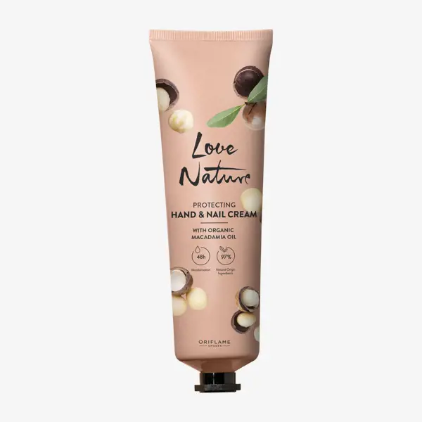 Creme Protetor para Mãos e Unhas com Óleo de Macadâmia Biológico Love Nature