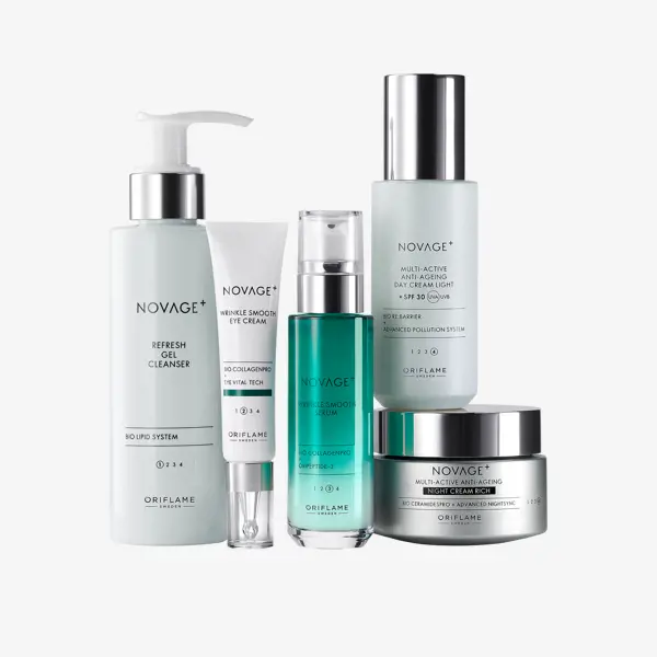 Novage+ Wrinkle Smooth kombineeritud rutiini komplekt
