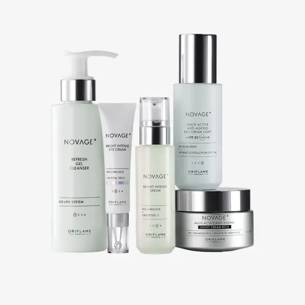 Novage+ Bright Intense rutiini kombineeritud komplekt