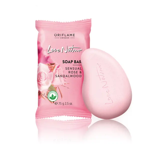 Soap Bar with Sandalwood & Organic Rose