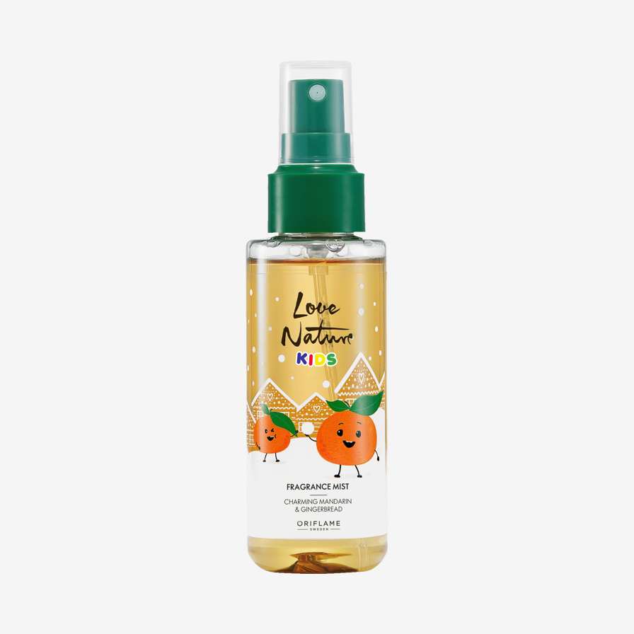 Spray parfumat cu aromă de mandarine și turtă dulce Love Nature Kids