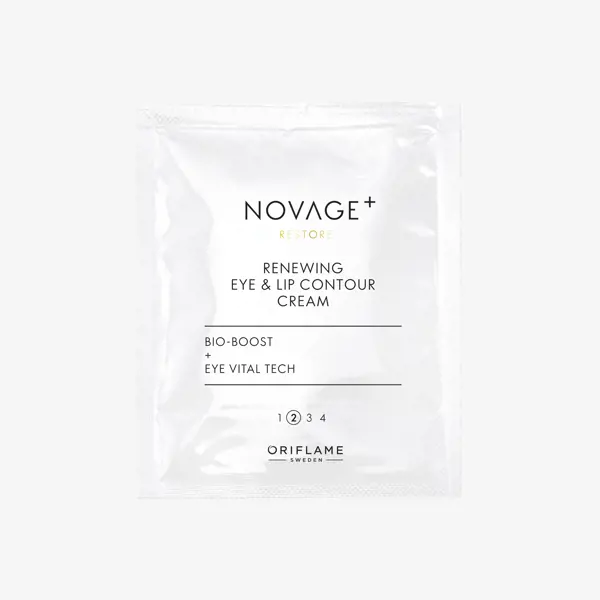 Омолаживающий крем для контура глаз и губ Novage+ Restore (пробник)