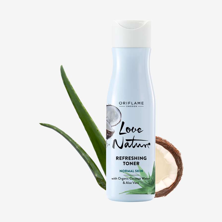 Refreshing Toner with Organic Coconut Water & Aloe Vera