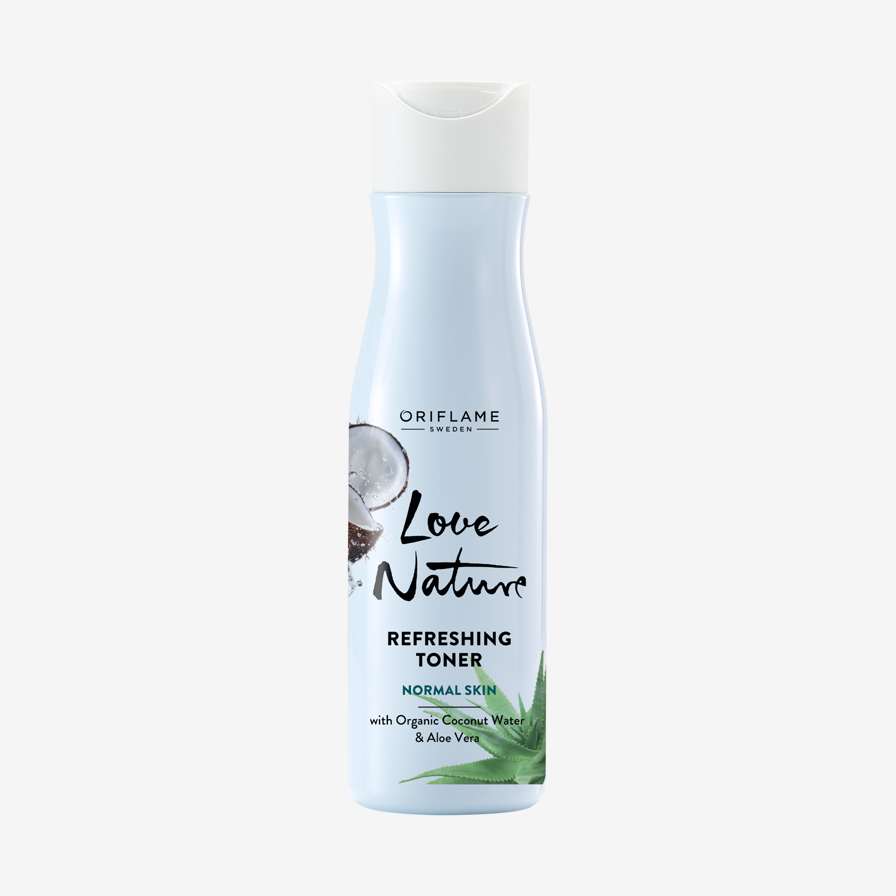 Love Nature Refreshing Organic Coconut Water & Aloe Vera -kasvovesi