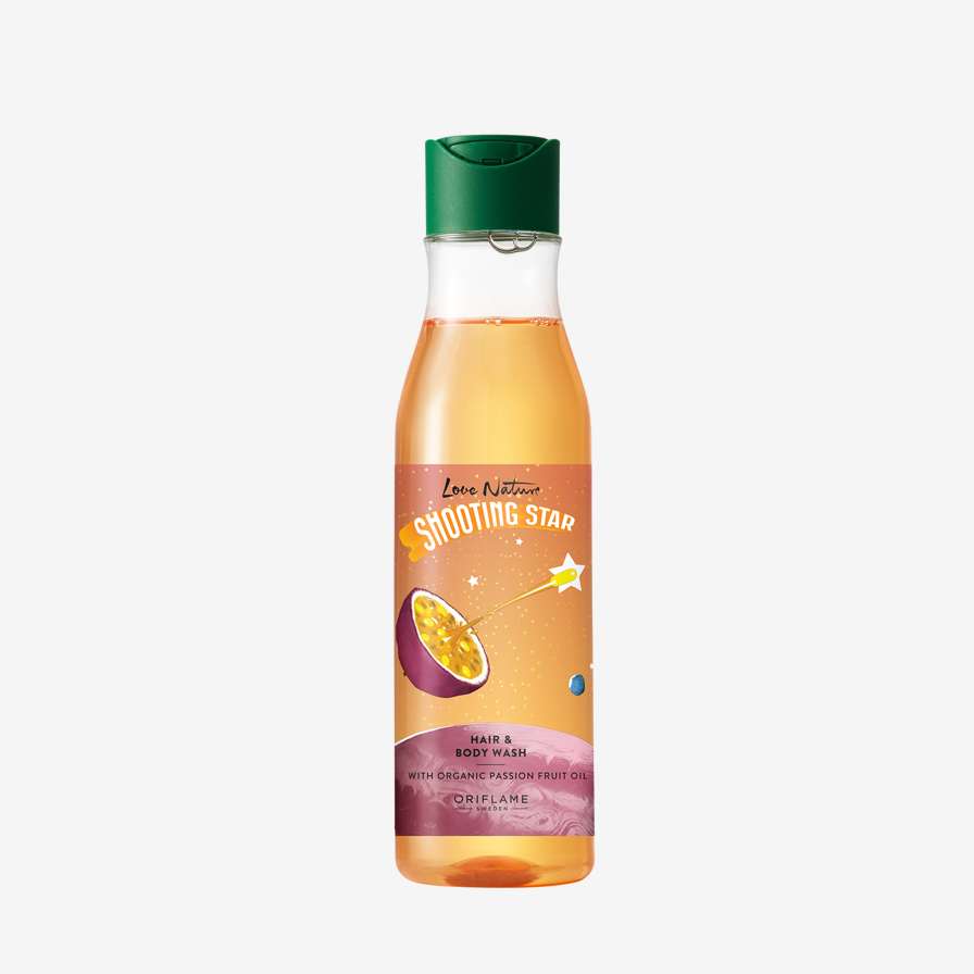 Shooting Star Hair & Body Wash with Organic Passion Fruit Oil