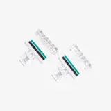 a couple of razors with a clear plastic case