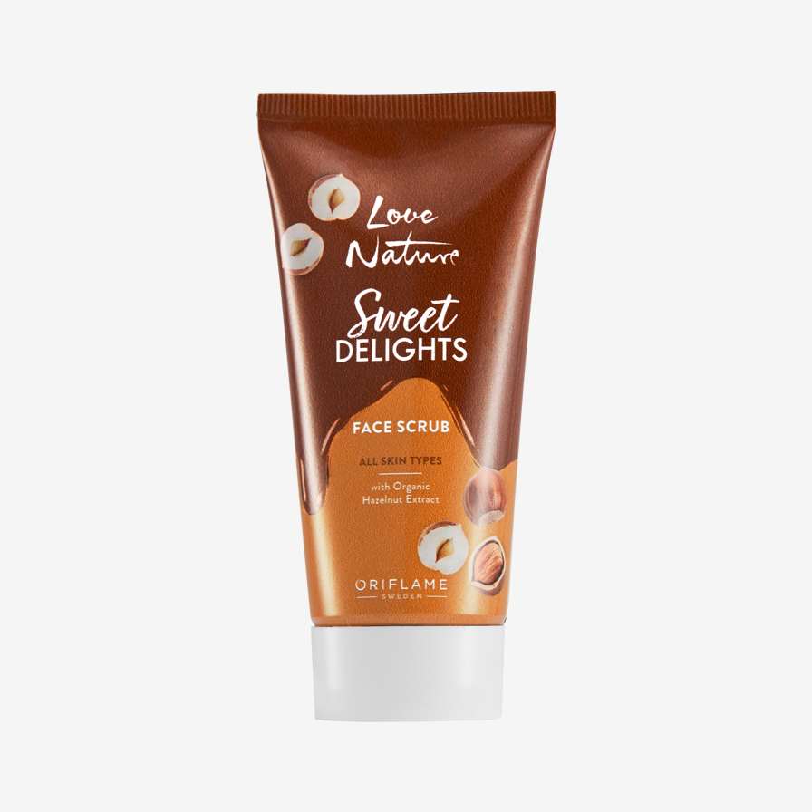 Sweet Delights Face Scrub with Organic Hazelnut Extract