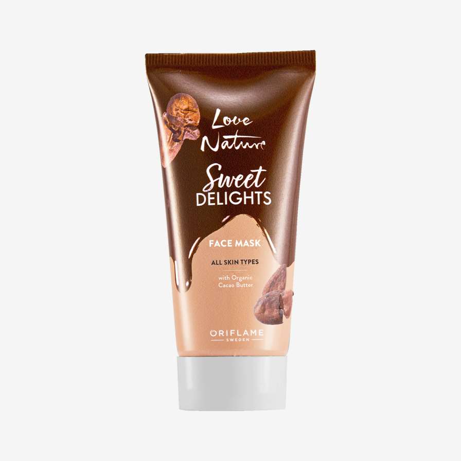 Masque pour le visage à l'Extrait Naturel de Beurre de Cacao Love Nature Sweet Delights