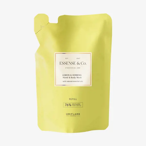 Recambio de Jabón Líquido para Manos y Cuerpo con Limón y Verbena Essense & Co