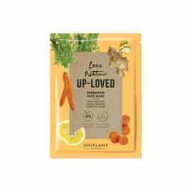Povzbuzující pleťová maska Love Nature Up-Loved s upcyklovanýmví a zázvorem