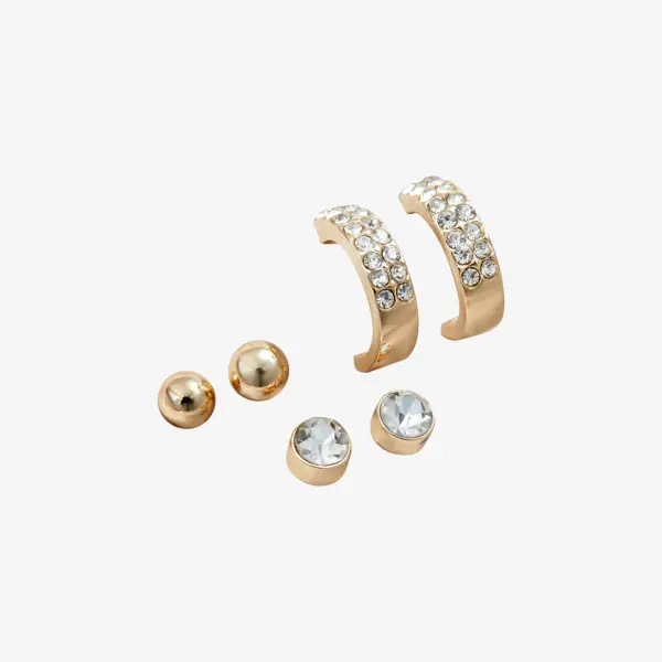 Glam Сет од три пара обетки