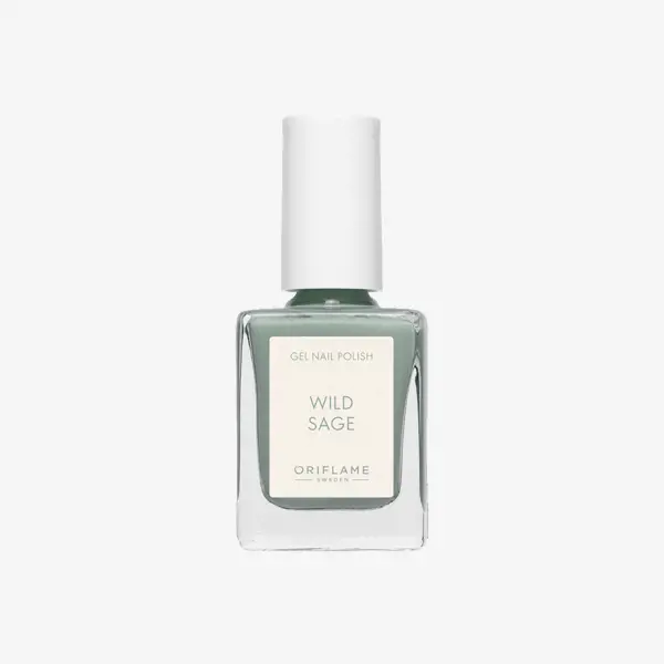 a bottle of green nail polish