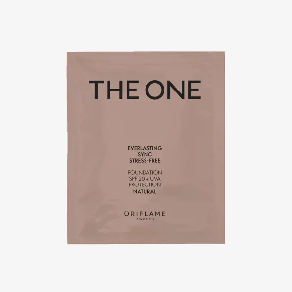 THE ONE Everlasting Sync Stress-Free Foundation LSF 20 + UVA Schutz Natural Probe