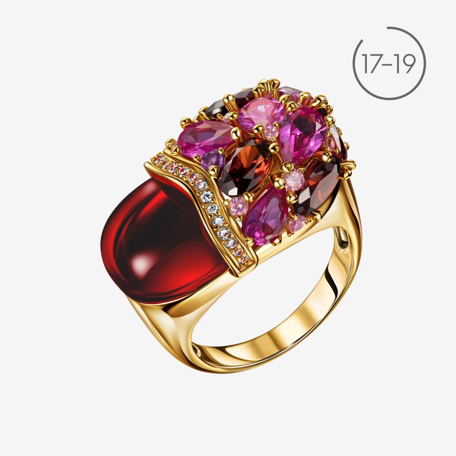 Anel Pink Ice Amethyst