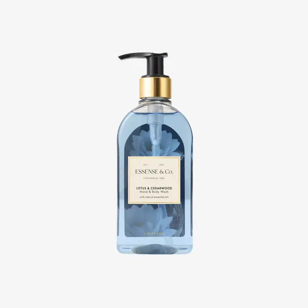 Jabón Líquido para Manos y Cuerpo con Flor de Loto y Madera de Cedro Essense & Co