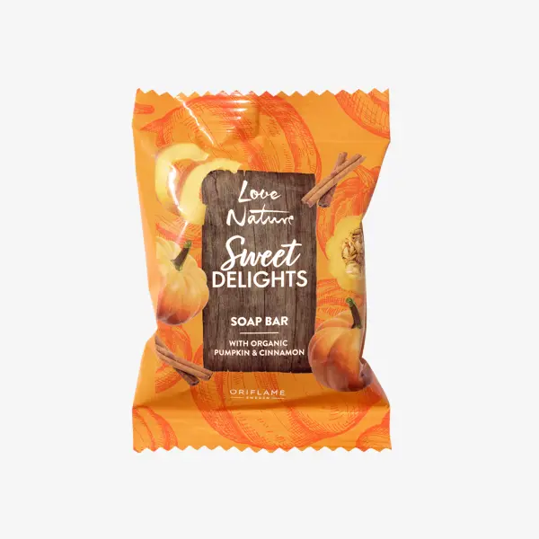 Мыло с органической тыквой и корицей Love Nature