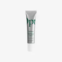 a silver tube with green text