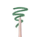 spiral çizilen yeşil göz kalemi